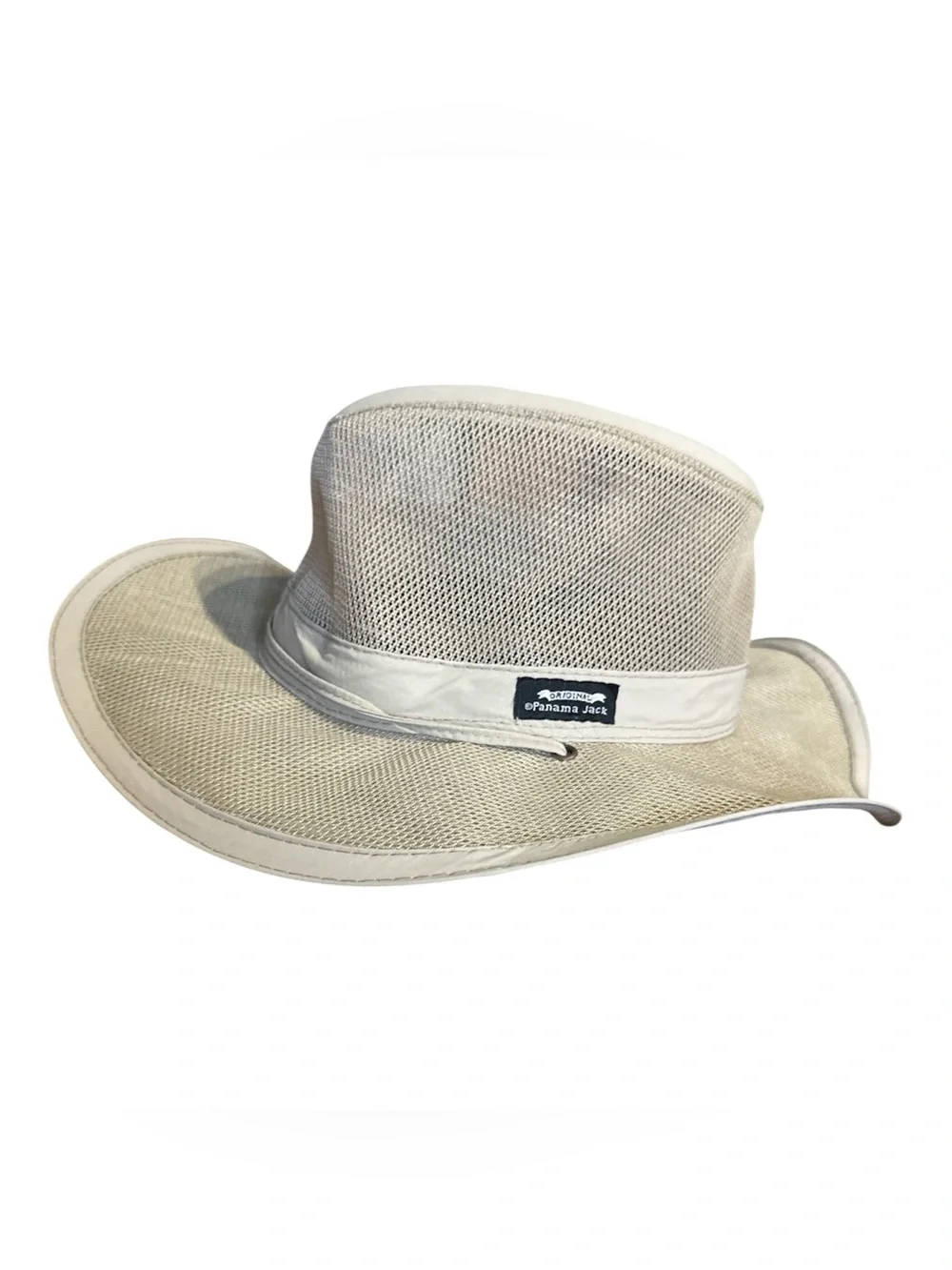 Panama Jack Men's Breathable Mesh Outback Hat Adjustable Chin Cord